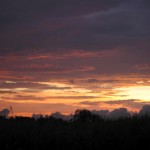 Sonnenuntergang in Migori