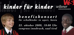 Kinder für Kinder Info-Flyer 2009