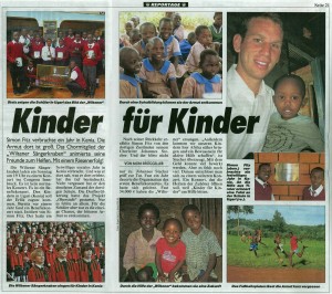 Kronenzeitung: Kinder für Kinder (19.10.2010)