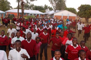 Die stolzen Schüler der St. Juliane Ugari Mixed Secondary School