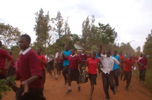 Die stolzen Schüler der St. Juliane Ugari Mixed Secondary School